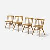 George Nakashima, dining chairs model N19, set of four