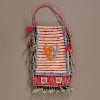 Sioux Beaded and Quilled Hide Buffalo Society Bag, From the Collection of Martine Derumaux, Paris