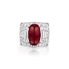 Bulgari Burmese Ruby and Diamond "Trombino" Ring