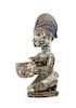 * A Yoruba Wood Figure Height 14 1/2 inches.