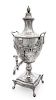 A George III Silver-Plate Hot Water Urn, Sheffield, Late 18th Century,