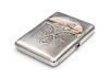 * A Russian Silver and En Plein Enameled Cigarette Case, Maker's Mark Cyrillic SB, Moscow, Late 19th/Early 20th Century, the 