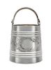 * A Russian Silver Wine Cooler, Mark Likely of Andrei Postnikov, Moscow, Late 19th Century, of pail form with a banded body,