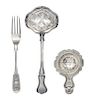 Two Russian Silver Tea Strainers, Mark of Carl Seipel, Assay of Dimitry Tverskoy, St. Petersburg, 19th Century and Others, co
