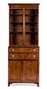 A George III Mahogany Bookcase Height 88 1/2 x width 33 x depth 13 1/2 inches.