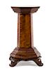 An Edwardian Mahogany Pedestal Height 29 inches.