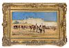 * Edwin Lord Weeks, (American, 1849-1903), Marketplace, Tangiers, 1879-80