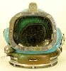 Blue Rat Hat Helmet With Rare Dry Suit Neck Ring         ItemA-A7