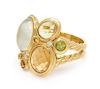 * An 18 Karat Yellow Gold and Multigem 'Mosaic' Ring, David Yurman, 9.95 dwts.