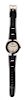 An Aluminum and Steel Ref. AL 38 A 'Diagono' Wristwatch, Bulgari,