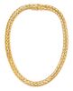 * An 18 Karat Yellow Gold Necklace, Handarbeit, 43.60 dwts.