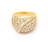 * An 18 Karat Yellow Gold and Diamond Ring, 6.10 dwts.