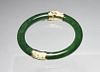 Good spinach green jade bangle bracelet