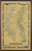 Adrien Persac, "Plantations of the Mississippi River," 20th c., after his 1858 original, presented in a gilt and ebonized woo