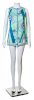 An Emilio Pucci Multicolor Cotton Sleeveless Tunic, Size 10.