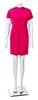 A Gianfranco Ferre Pink Silk Dress, Size 42.