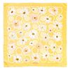 * A Ferragamo 90cm Yellow Floral Print Silk Scarf, 36" x 36".
