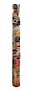 Haida Polychrome Totem Pole Height 72 1/2 x width 6 x depth 7 1/2 inches