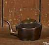 Miniature Pennsylvania copper kettle
