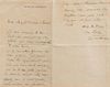 RODIN, Auguste (1840-1917). Autographed letter signed ("Aug. Rodin"), in French, to Monsieur Church, [Paris], 21 July 1909.