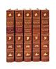 SURTEES, Robert Smith (1803-1864). [SPORTING NOVELS]. 5 works uniformly bound in half leather, original cloth covers bound in