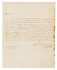 * SCOTT, Walter, Sir (1771-1832). Autograph letter signed ("Walter Scott"), to Mr. Aylvin. Abotsford, Saturday, n.d.