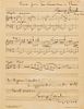 * GERSHWIN, George (1898-1937). Autographed musical manuscript signed twice ("George Gershwin"), to Hyman Sandow, 17 August 1
