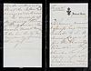 * VICTORIA, Queen of England. Autographed letter written in the third person ("The Queen", four times), Balmoral Castle, 11 J