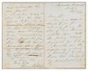 * NIGHTINGALE, Florence. Autographed letter signed ("Florence Nightingale"), Barrack Hospital, Scutari, 8 February 1856.