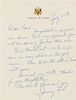 * FORD, Gerald (1913-2006). Autograph letter signed ("Jerry Ford"), to Pearl [Bailey]. N.p., 27 July 1980.