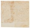 * JEFFERSON, Thomas (1743-1826). Autographed letter signed ("Th. Jefferson"), as President, to Wilson Cary Nicholas, 27 April