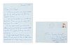 * KENNEDY, Jacqueline Bouvier. Autographed letter signed ("Jacqueline Kennedy Onassis"), to Joseph Volpato, New York, 9 Decem
