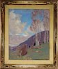 Gustave Cimiotti Impressionist Landscape Painting