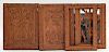 4 European Carved Wood Architectural Door Panels