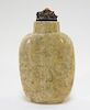 Chinese Fossilized Plant Stone Snuff Bottle