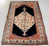 Antique Persian Central Medallion Hamadan Carpet
