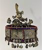 South East Asian Silver Alloy Ceremonial Silk Hat