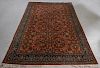 Middle Eastern Persian Floral Decorated Carpet Rug