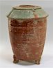 Chinese Han Dynasty Tripod Footed Earthenware Vase