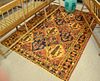 Oriental area rug. 6' x 7'