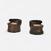 Japanese, Mochi mill chairs, pair
