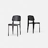 Jean Prouve, Standard chairs, pair