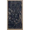 Fritz Eichenberg, German (1901-1990) Wood engraving "And David Took A Harp". Signed, titled and num
