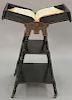 Victorian ebonized dictionary stand. ht. 36 in.