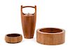 Dansk, Denmark, MID 20TH CENTURY, a covered ice bucket and two bowls