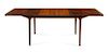 Scandinavian Design, 1960s, extension dining table, with two leaves