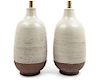 Bitossi, Italy, SECOND HALF 20TH CENTURY, a pair of ceramic table lamps