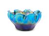 Tiffany Studios, EARLY 20TH CENTURY, a Favrile glass bowl, with blue iridescence