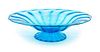 Steuben, 20TH CENTURY, a celeste blue glass center bowl