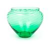 Steuben, 20TH CENTURY, a green glass vase